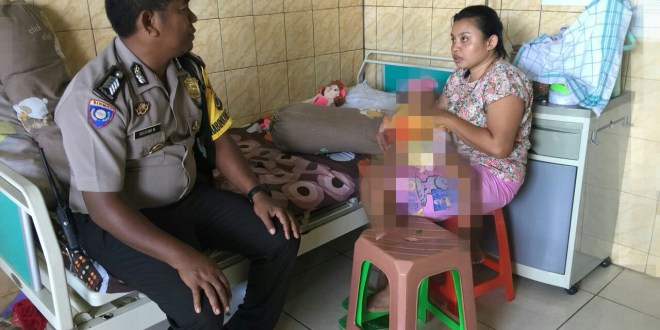 Bhabinkamtibmas Kelurahan Matawai Kunjungi Warga yang Terkena DBD