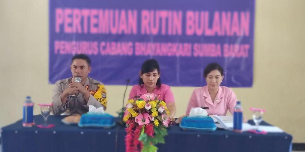 Kapolres Beri Himbauan Kepada Bhayangkari Dalam Pertemuan Rutin