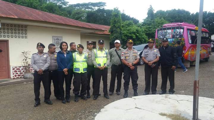 Pilgub NTT 2018:Di Aula Emaus Nenuk, Dua Polsek Jajaran Polres Belu Amankan Kampanye Rapat Terbatas Paket MS-EMI