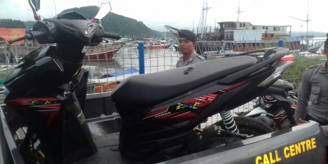 Ops K2YD di Pelabuhan ASDP Labuan Bajo, Sat Sabhara Polres Mabar amankan satu unit Ranmor R2 tanpa pemilik