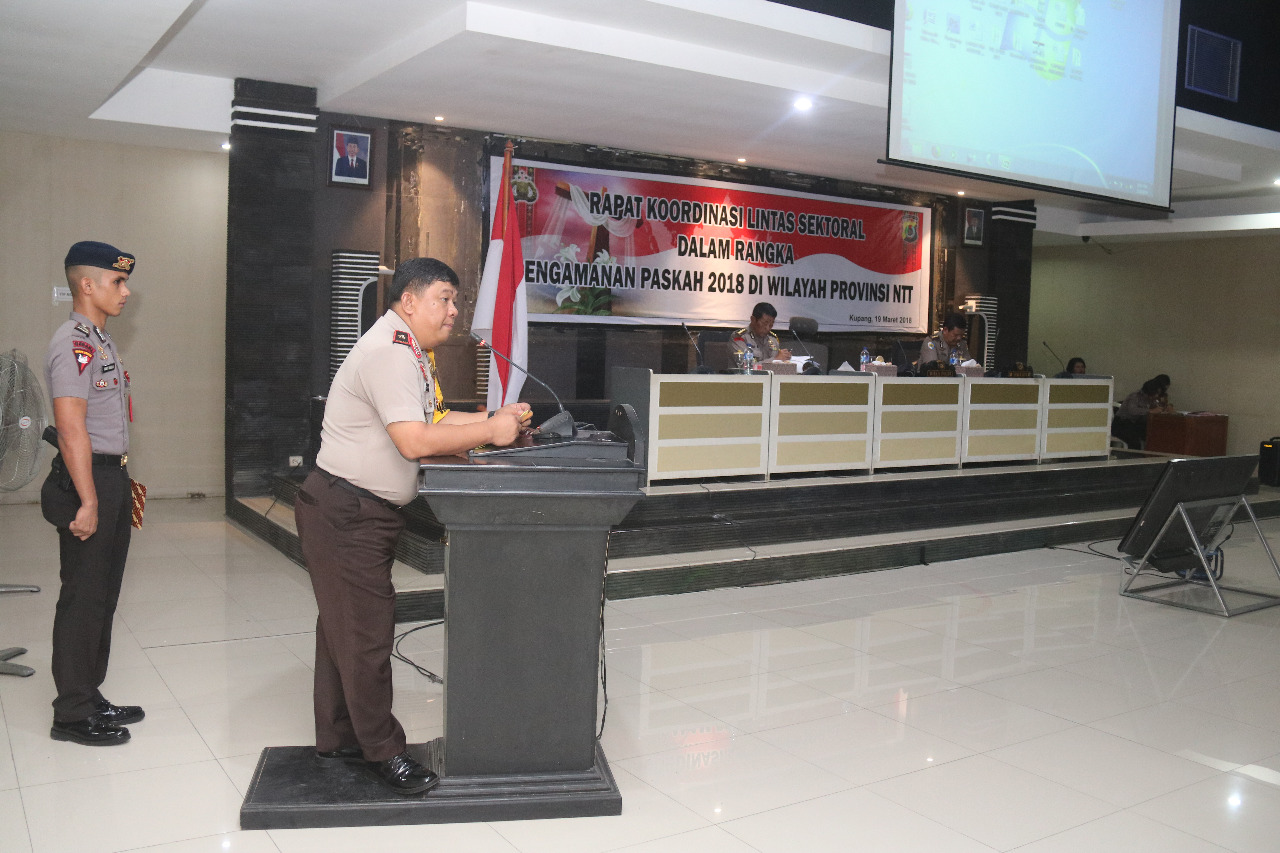 Jelang Perayaan Paskah Polda NTT gelar rapat lintas sektoral