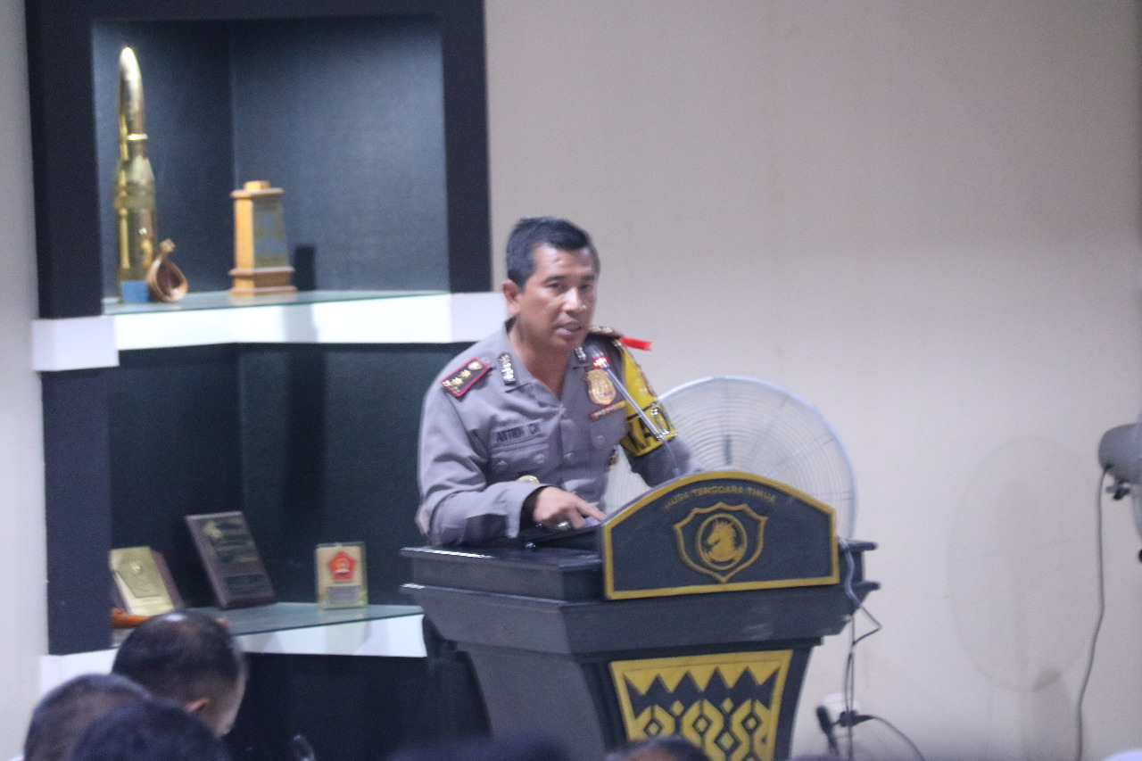 Ratusan Personil Polres Kupang Kota Siap Amankan Perayaan Paskah