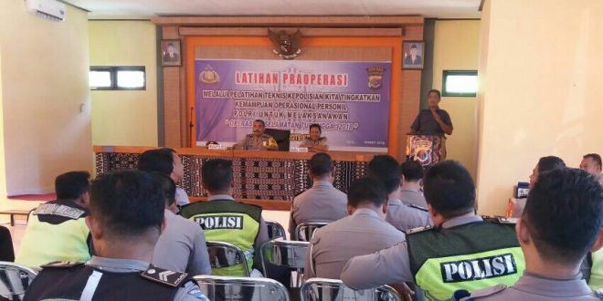 Polres Rote Ndao gelar Lat Pra Ops menghadapi Operasi Keselamatan 2018