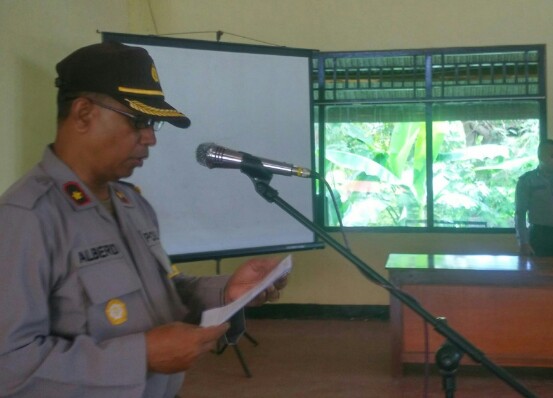 Wakapolres Manggarai Barat Pimpin Upacara Penutupan Pelatihan Satpam