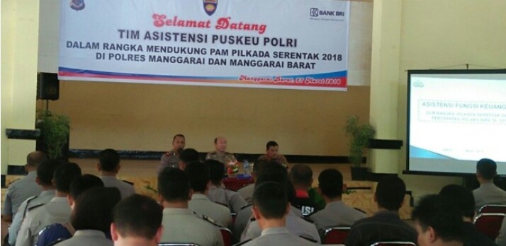 Wakapolres Manggarai Barat Buka Kegiatan Asistensi Puskeu Polri