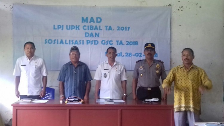 Kapolsek Cibal Hadiri Kegiatan Rapat Anev Kecamatan