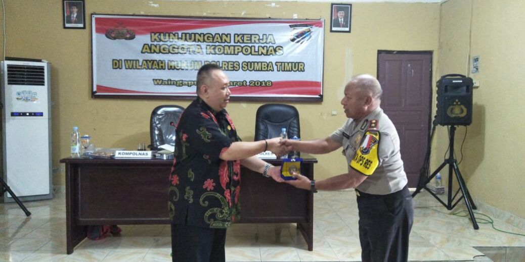 Polres Sumba Timur Terima Kunjungan Komisioner Kompolnas