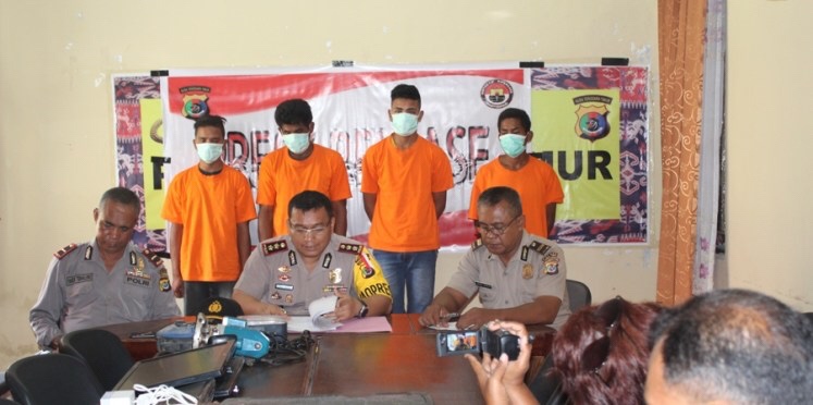 Empat Orang Jaringan Sindikat Pelaku Pencurian Berhasil Diamankan Tim Gabungan