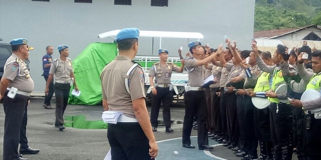 Pemeriksaan Seluruh Personel Polres Ngada Oleh Divisi Propam Mabes Polri