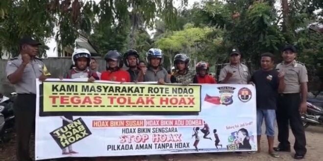 Warga Rote Ndao Perangi Hoax Serta Intimidasi