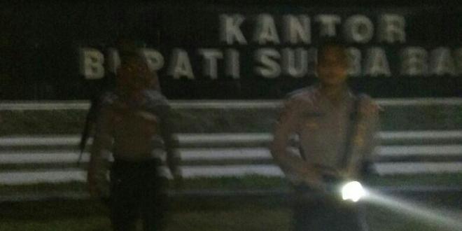 Sat Sabhara Polres Sumba Barat giatkan Patroli di beberapa Obyek Vital