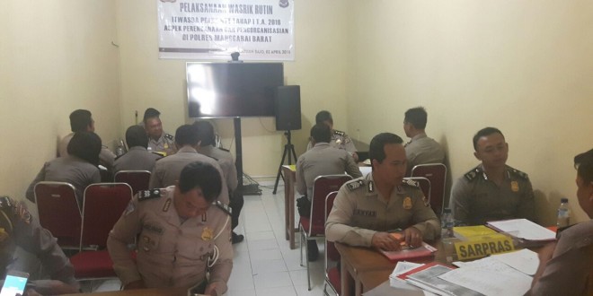 Wasrik Rutin Itwasda Polda NTT Tahap I Polres Mabar