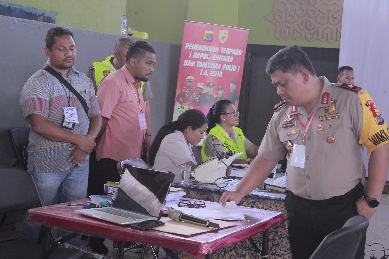 Wakapolda NTT pantau langsung Proses pemeriksaan Psikologi Seleksi Tahap 1 Akpol