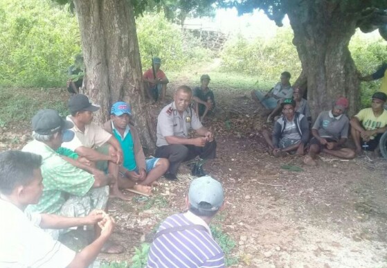 Kapolsek Rote Selatan Mnta Warganya Bersinergi Jaga Kamtibmas