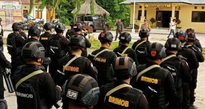 Kapolres Sumba Barat Pimpin Apek Gelar Pasukan Cipta Kondisi Tahapan Pemilukada