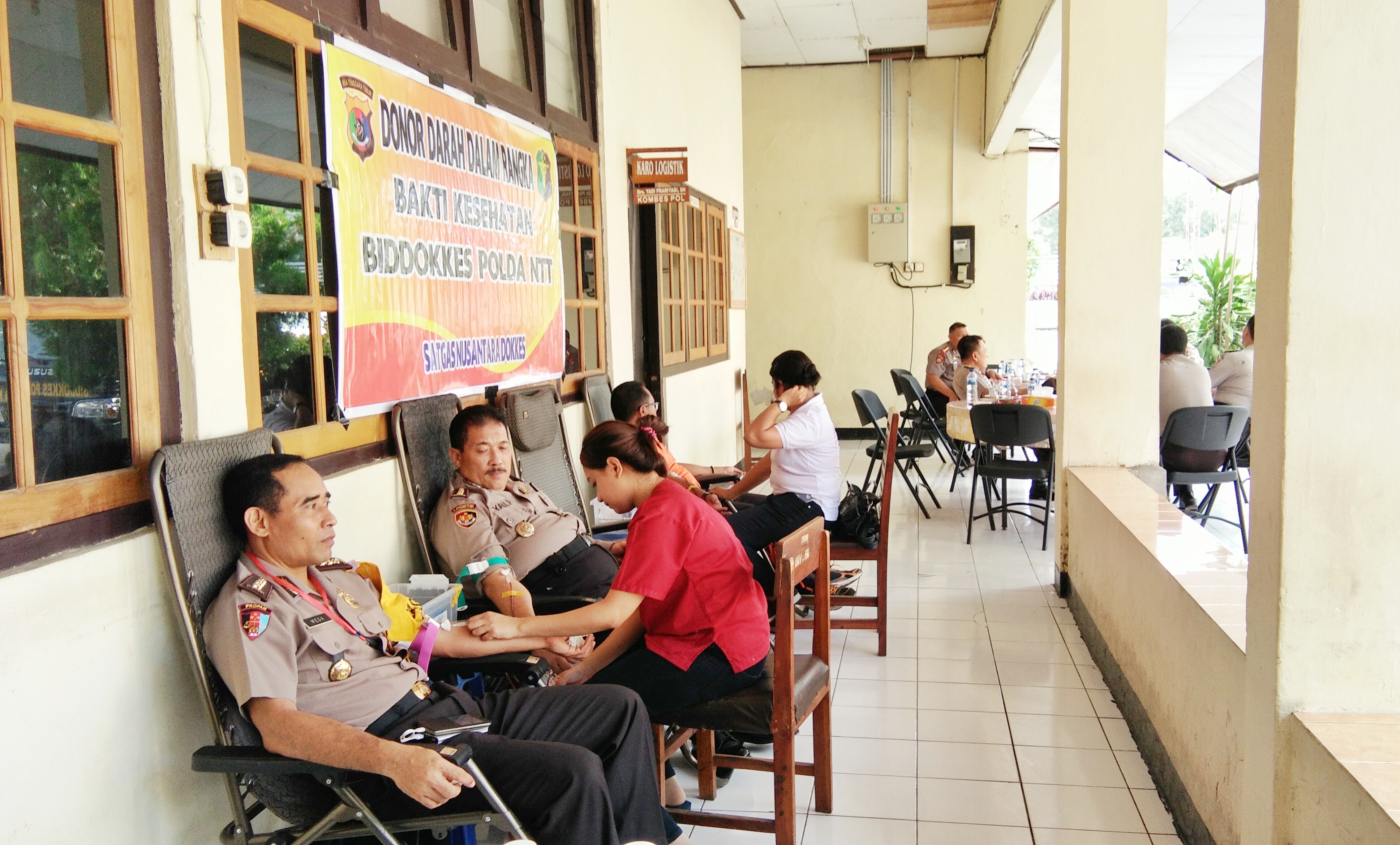 Biddokes Polda NTT bersama PMI gelar Bhakti Sosial Donor Darah