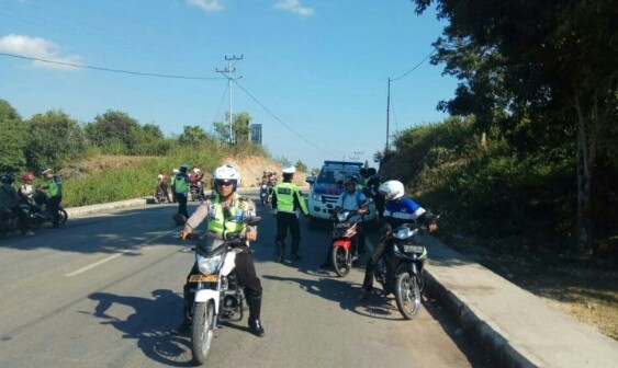 Polres Rote Ndao Gencar Razia Pelanggar di Jalan Raya