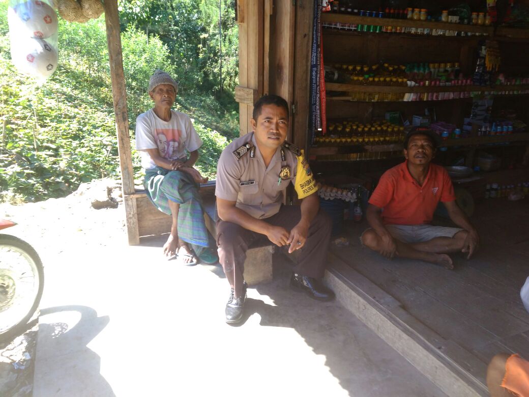 Bhabinkamtibmas Desa Buar Himbau Warga Binaan Tetap Jaga Hubungan Baik Dan Harmonis