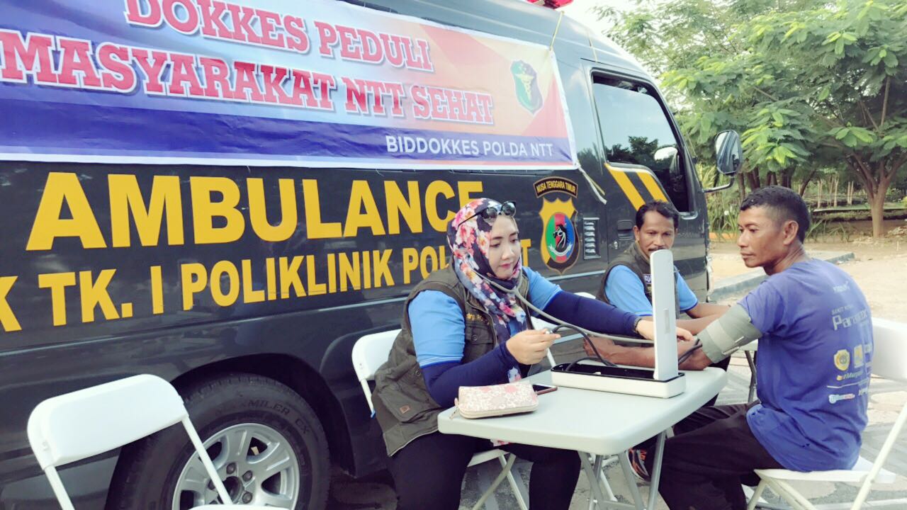 Biddokes Polda NTT Peduli Kesehatan Masyarakat NTT