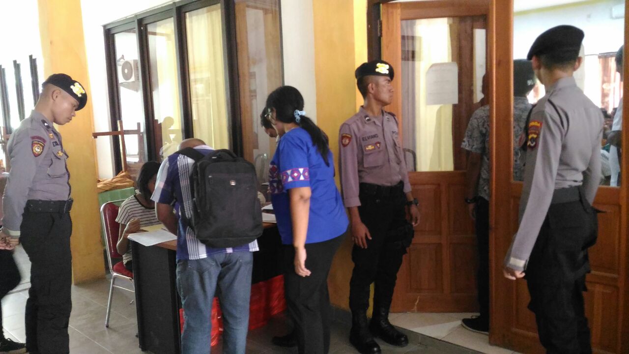 Dit Sabhara Polda NTT amankan rapat Pleno Penetapan DPT