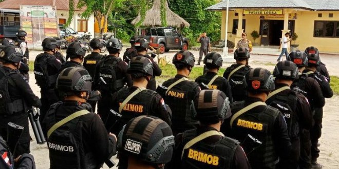 Kapolres Pimpin Apel Gelar Pasukan Cipta Kondisi Tahapan Pemilukada di Kabupaten Sumba Barat Daya