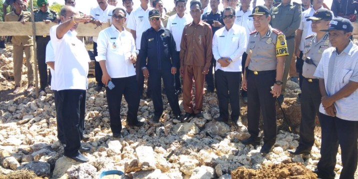 Peletakan Batu Pertama Pembangunan Rumah Sakit Pratama oleh Bupati Sumba Barat & Kapolres Sumba Barat