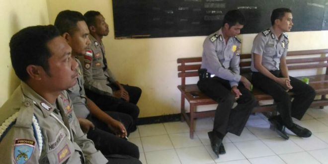 Bagren Polres Sumba Barat Melaksanakann Pengawasan Akuntabilitas Aparatur Kewilayahan Tahap I di Polsek Umbu Ratu Nggay