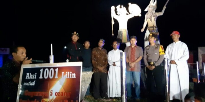 1001 Lilin dinyalakan Masyarakat Manggarai Barat