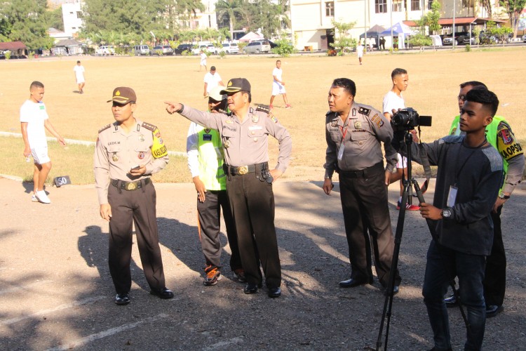 Irwasda Polda NTT Cek Pelaksanaan Tes Kesja Casis Bintara Polri