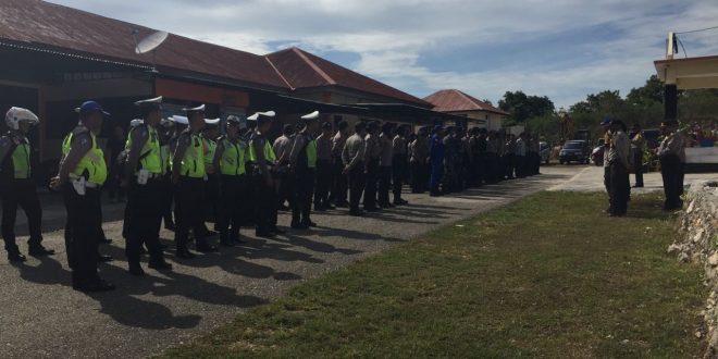 Kesiapan Polres Rote Ndao dalam mengamankan “Debat Kandidat” Cabup dan Cawabup Rote Ndao tahap II