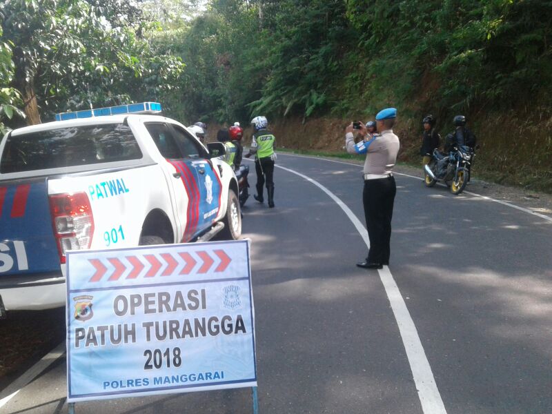 Ops Patuh Turangga 2018, Polres Manggarai gelar Operasi di Kota ruteng