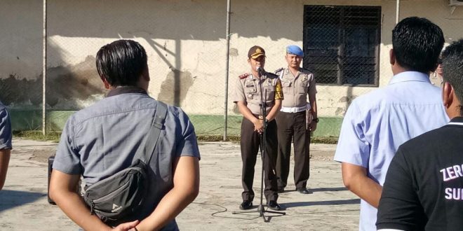 Polres Sumba Barat dan polsek Jajaran Gelar Apel Siaga Hari Buruh 2018