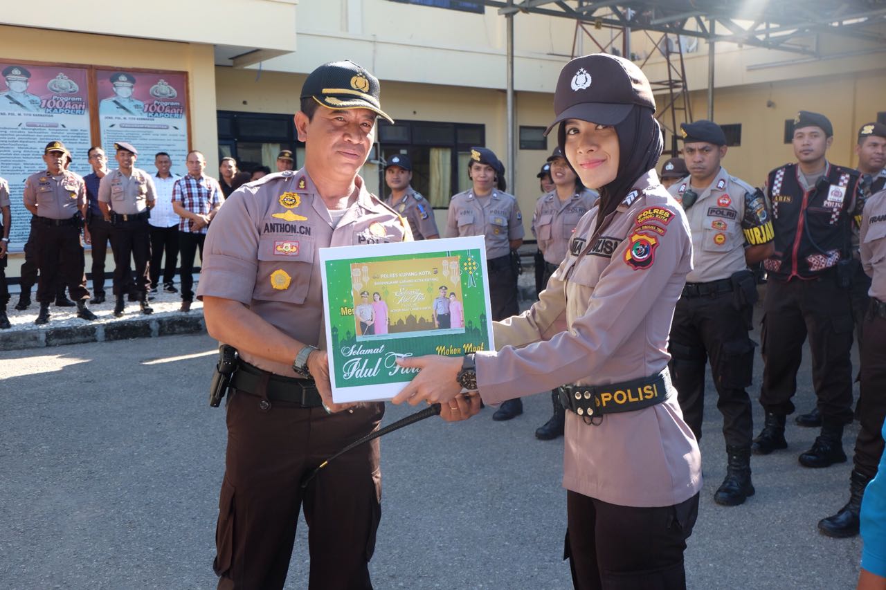 Wujud kebersamaan Polres Kupang Kota dalam merayakan hari besar keagamaan