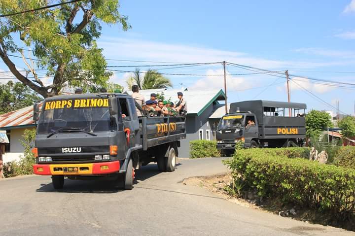 Gelar Show Of Force, Tanda Polres Belu dan Instansi Terkait Siap Amankan Pemungutan Suara Pilgub NTT 2018