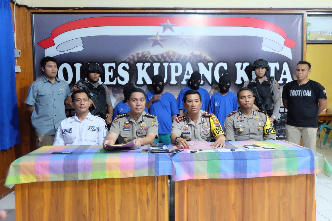 Polres Kupang Kota Lakukan Konferensi Pers terkait Kasus Penculikan Anak