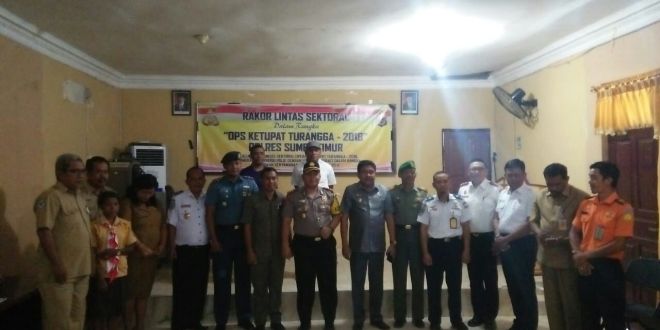 Jelang Hari raya Idul Fitri 1439 H, Polres Sumba Timur Gelar Rapat Koordinasi Lintas Sektoral