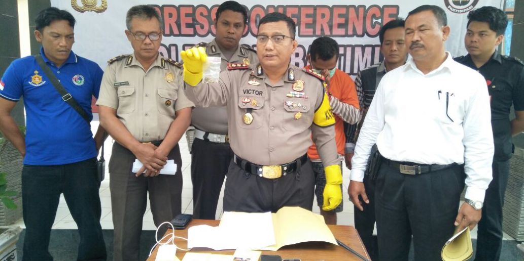 Polres Sumba Timur Press Conference Pengungkapan Kasus Narkoba