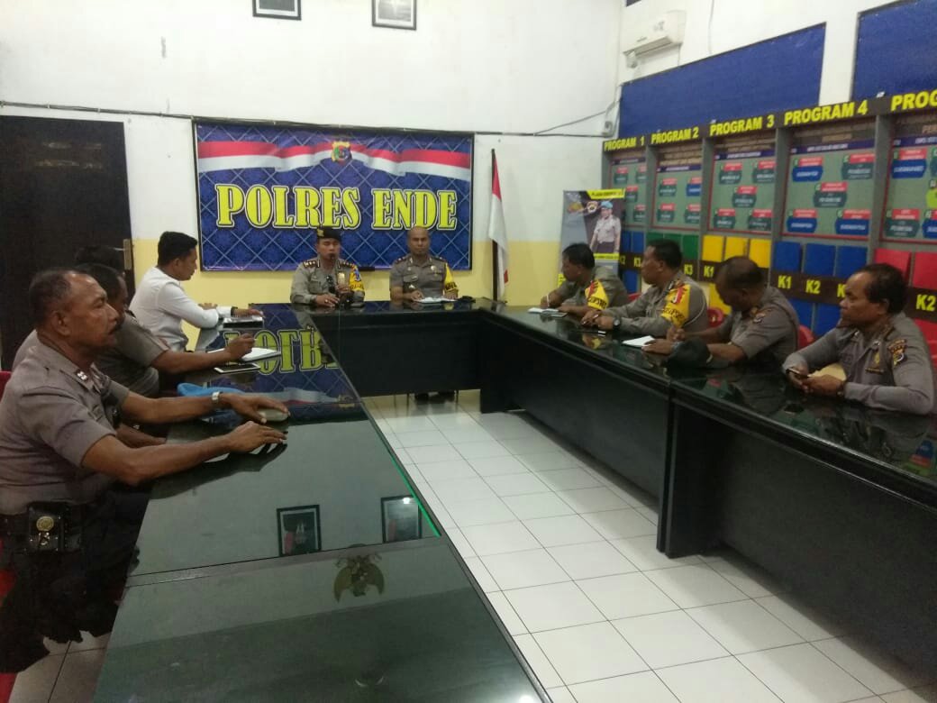 Ops Ketupat Turangga 2018, Tim Supervisi Kunjungi Polres Ende