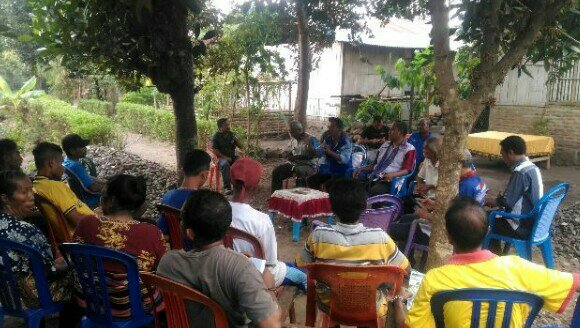 Kapolsek Adobar Pimpin Pengamanan Calon Gubernur NTT dari Paket Harmoni Giat Kampanye Dialogis Secara Blusukan Dalam Rangka Pilkada NTT Tahun 2018