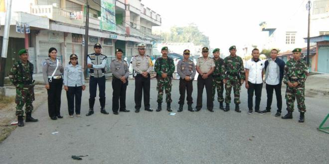 Sinergi TNI & Polri Dalam Pengamanan Ibadah Sholat Ied 1 Syawal 1439 H