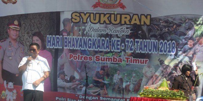 Bupati Sumba Timur Apresiasi Kinerja Polri Dalam Menjamin Keamanan Masyarakat