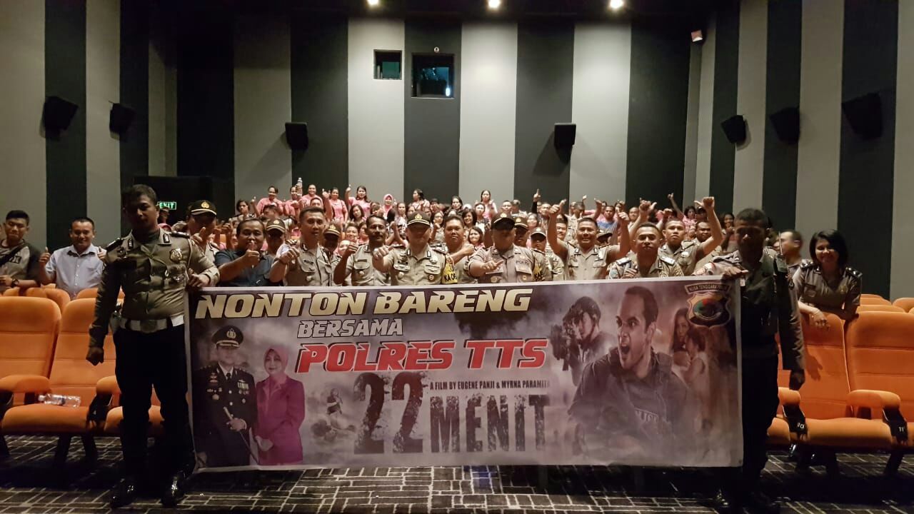 Nobar 22 menit Polres TTS