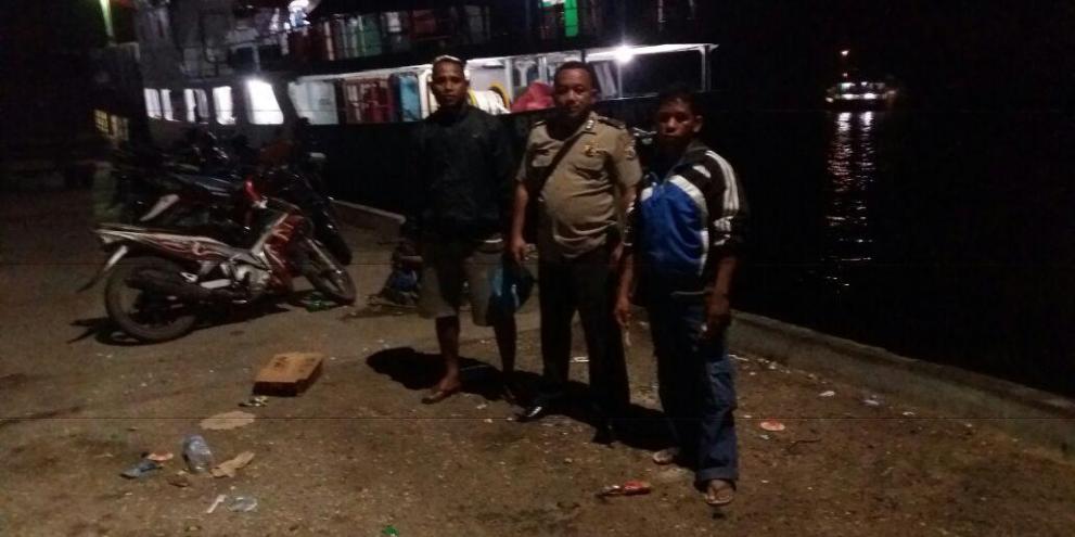 Menindaklanjuti Perintah Kapolres, Polsubsektor KP3 Laut Waikelo Gelar Patroli Malam