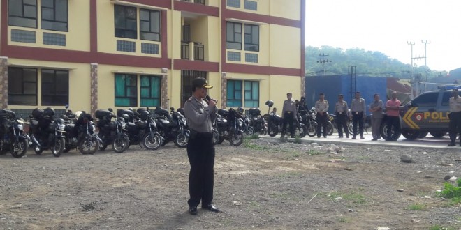 Wakapolres Ngada Lakukan Pengecekan Senpi dan Ranmor