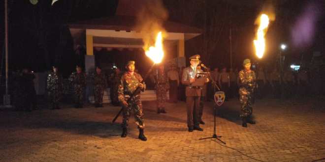 Dandim 1601 Sumba Timur Pimpin Apel Kehormatan dan Renungan Suci Dalam Rangka Memperingati HUT RI Ke 73