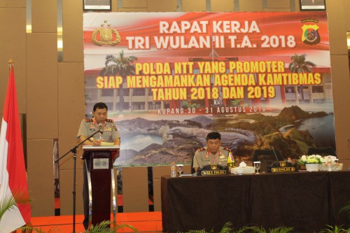 Raker TW II TA. 2018, Ini yang menjadi penekanan Kapolda NTT