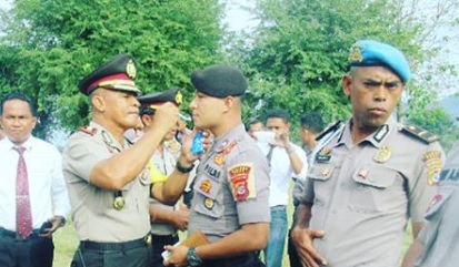 Pemeriksaan sikap tampang Anggota Polres Ende