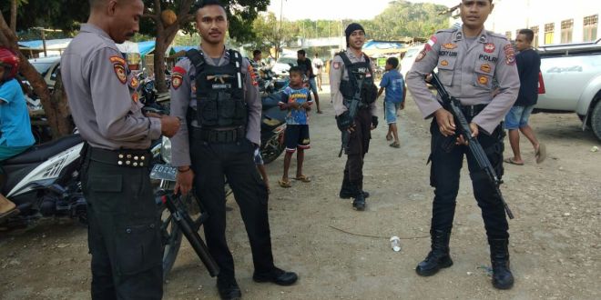 Anggota Dalmas Sat Sabhara Polres Sumba Barat Terus Meningkatkan Giat Patroli