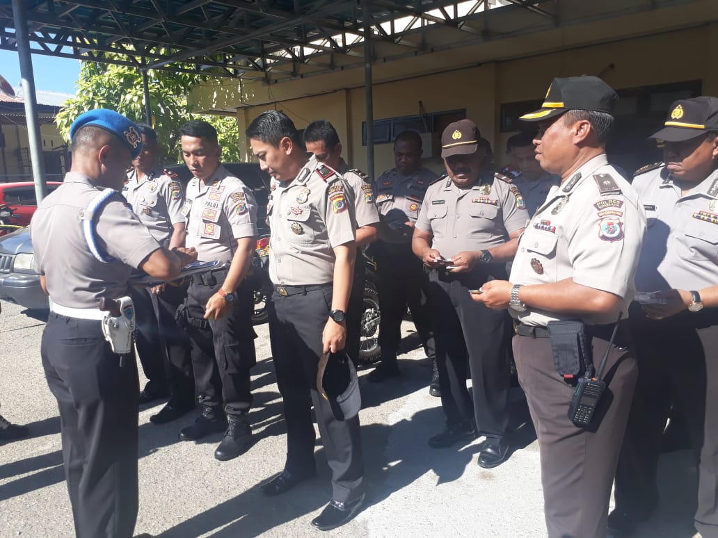 Bid Propam Polda NTT sidak Personil Polres Kupang Kota