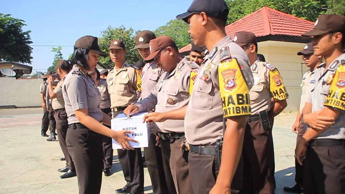 Prihatin Dengan Sesama, Polres Belu dan Jajaran Galang Dana Untuk Korban Gempa Palu dan Donggala